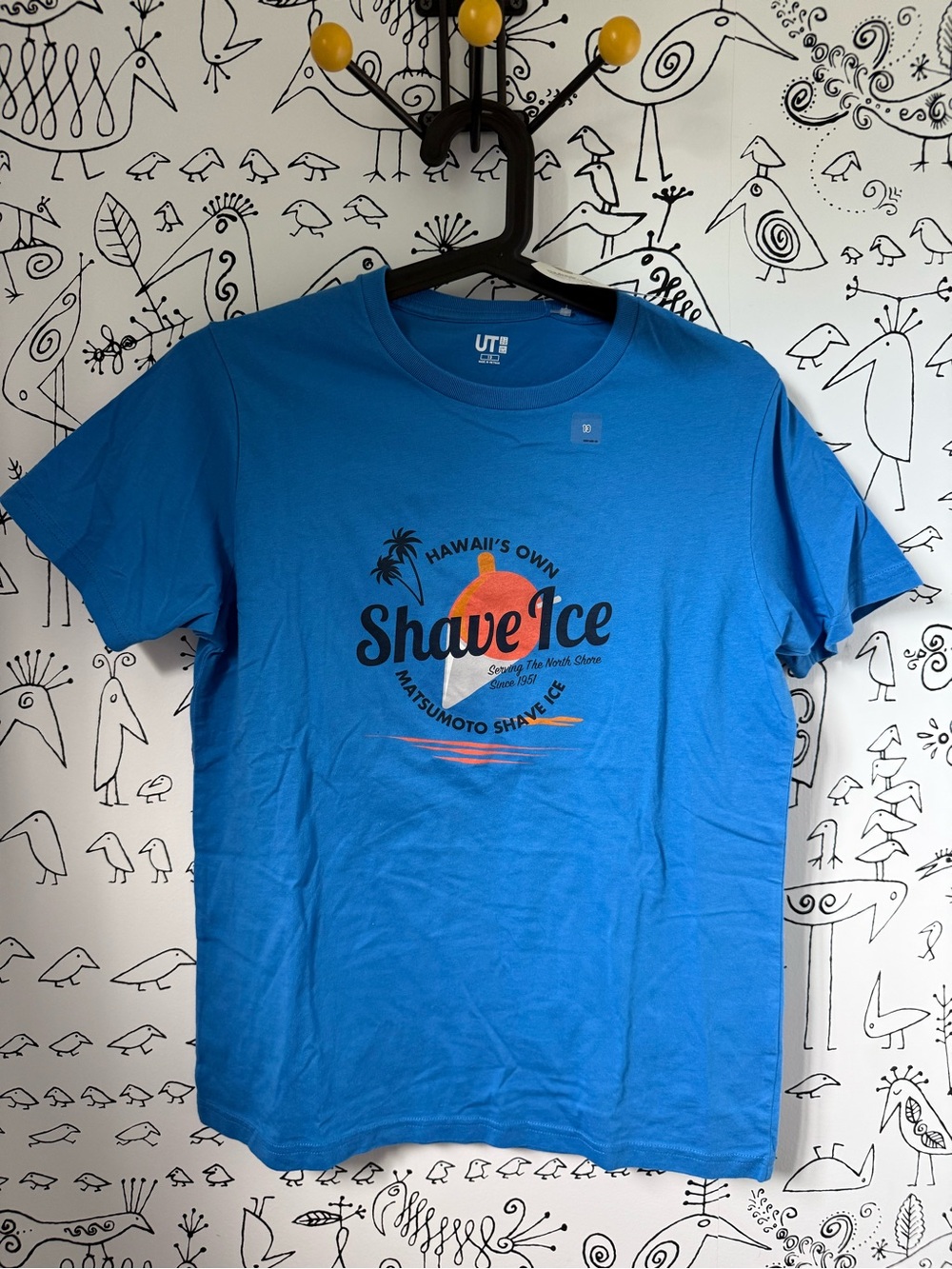 Uniqlo Blue 'Shave Ice' Graphic Tee
